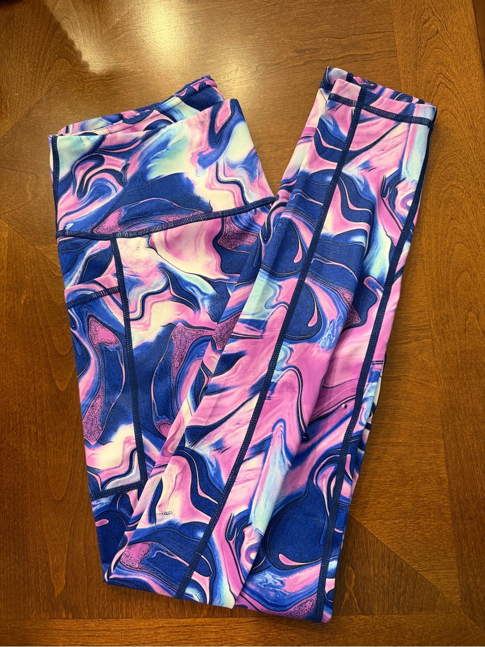 Constantly Varied Gear Swirl Full Length Leggings size Medium